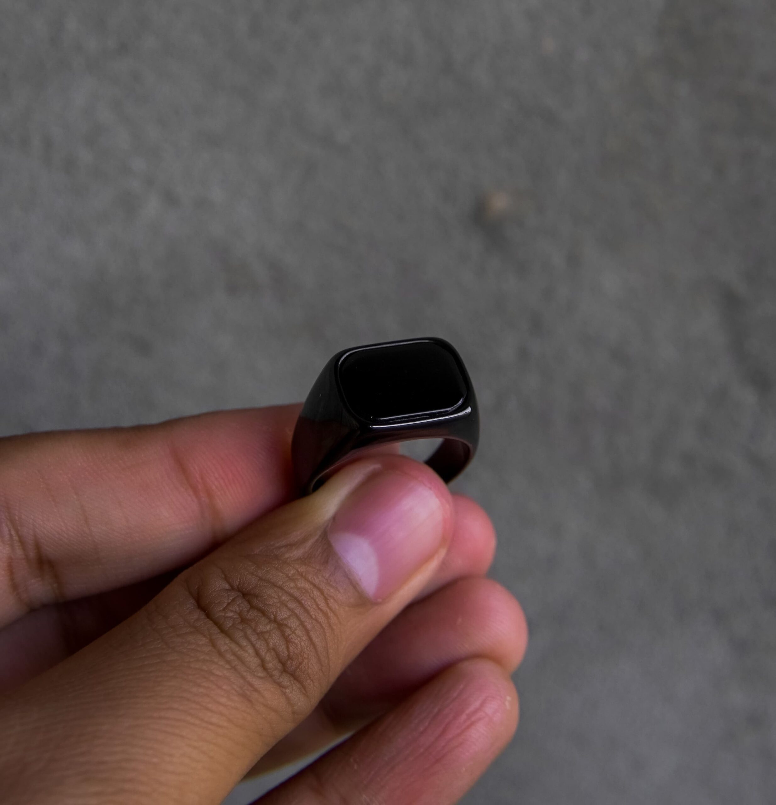 Black Stone ring - Image 7