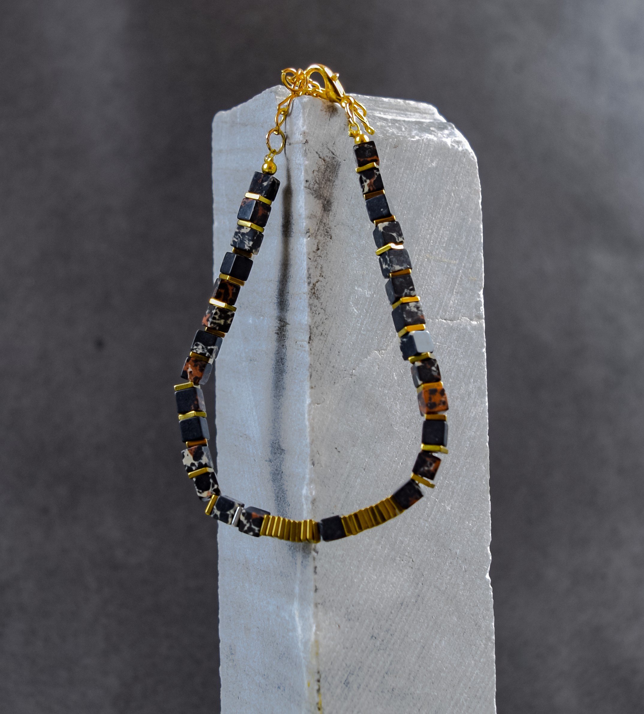 Gold Plated Hematite Bracelet